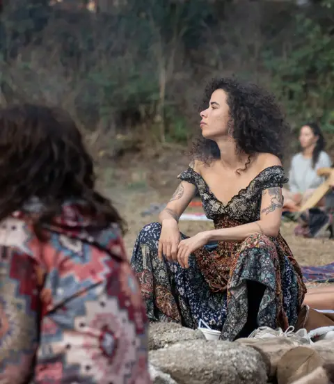 @luamariamusic i preencheu de tantas cores o final de tarde do último dia de nosso Encontro, sossegar corações no por do