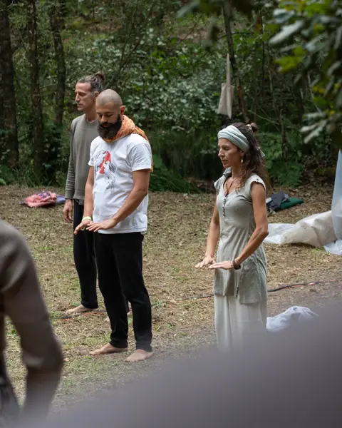 Amanhecer beira rio numa aulinha de Chi Kung, pela doçura da @virginie_freire foi maravilhoso! Estavas lá?