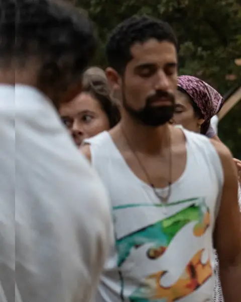 Estes momentos guiados por nosso Maninho @amore__momo foram benção após nossa cerimonia de abertura!!!